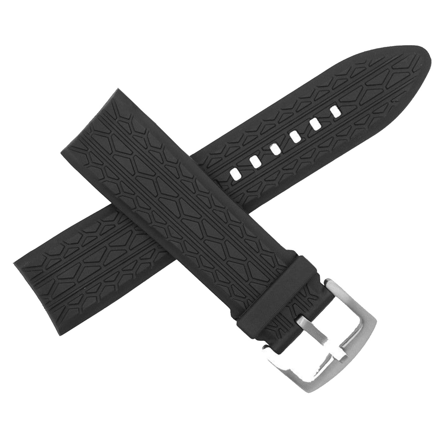 Silicone Rubber Strap with Stitching for Samsung Gear Sport
