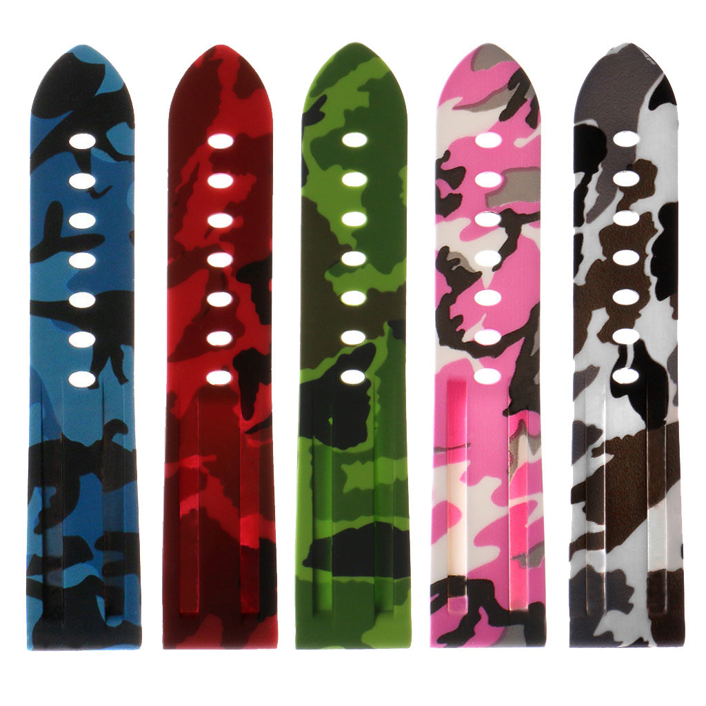 Heavy Duty Camo Rubber Watch Band