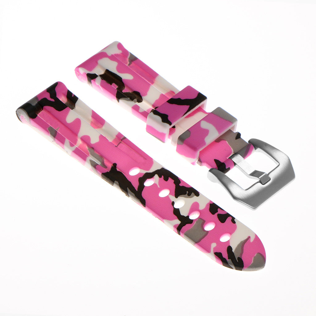 Heavy Duty Camo Rubber Watch Band