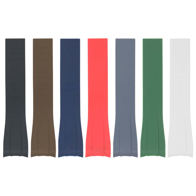 21mm Fitted Rubber Replacement Strap for Rolex