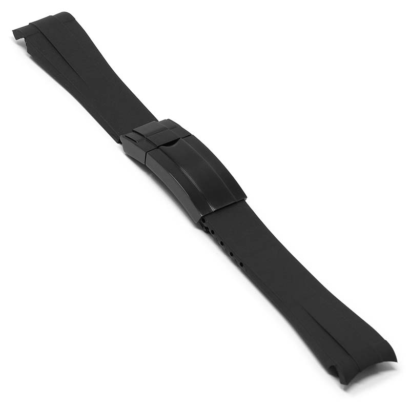 21mm Fitted Rubber Replacement Strap for Rolex