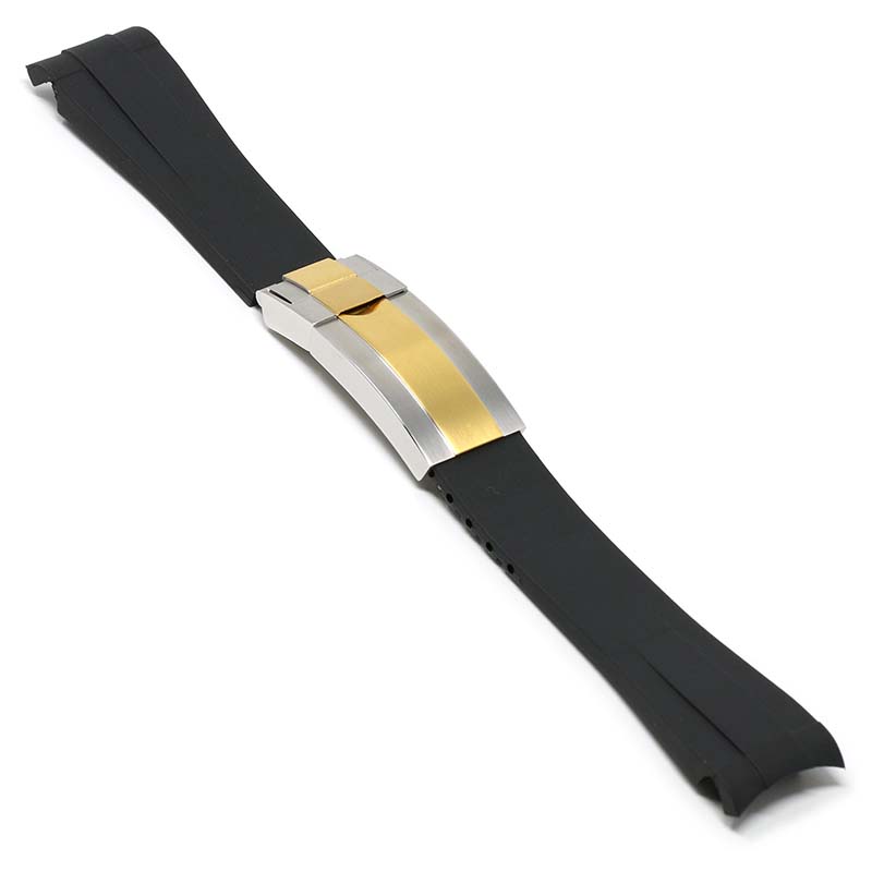 21mm Fitted Rubber Replacement Strap for Rolex