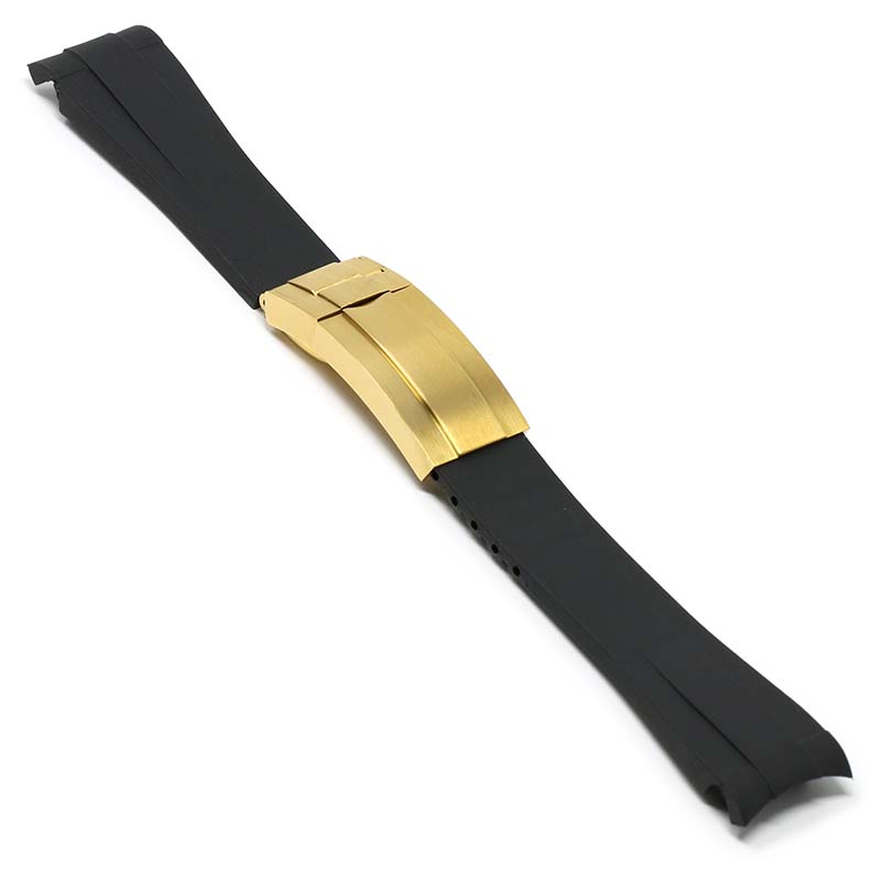 21mm Fitted Rubber Replacement Strap for Rolex
