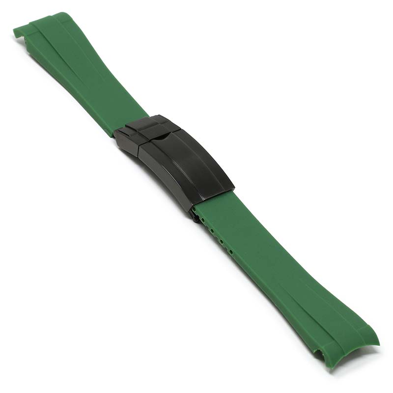 21mm Fitted Rubber Replacement Strap for Rolex