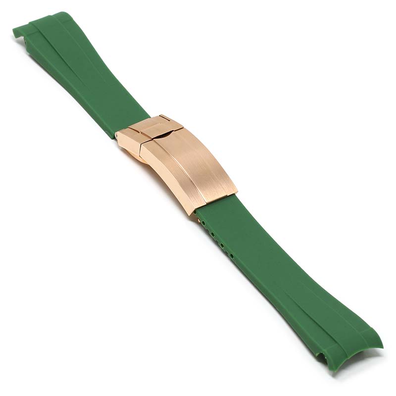 21mm Fitted Rubber Replacement Strap for Rolex