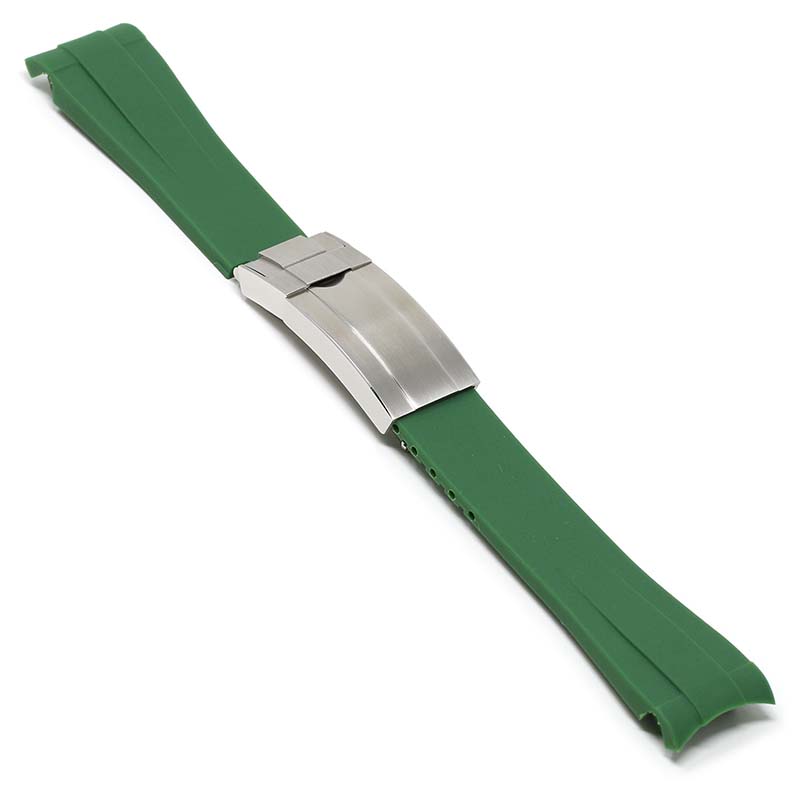 21mm Fitted Rubber Replacement Strap for Rolex