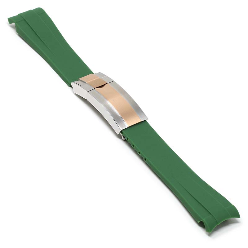 21mm Fitted Rubber Replacement Strap for Rolex