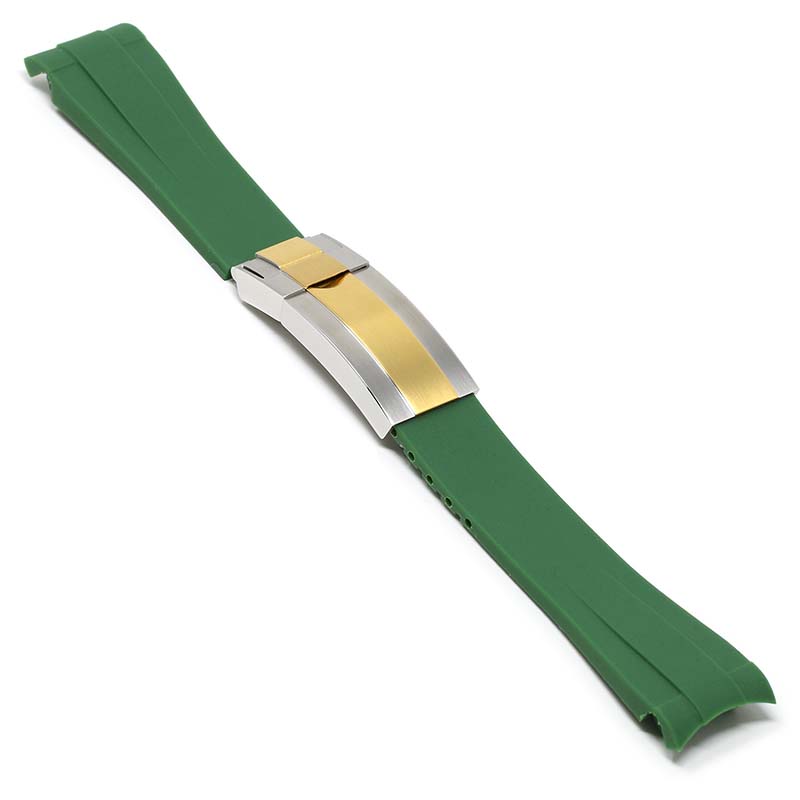 21mm Fitted Rubber Replacement Strap for Rolex