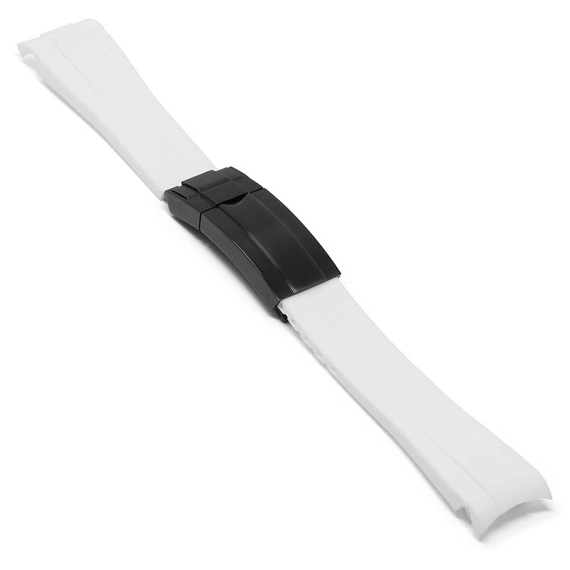 21mm Fitted Rubber Replacement Strap for Rolex