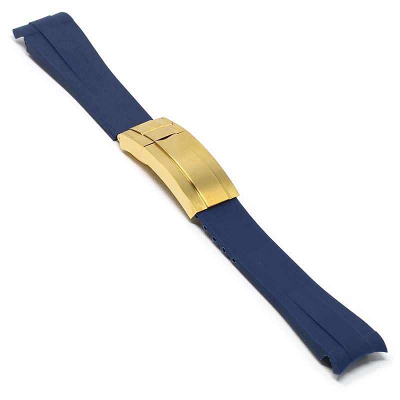 21mm Fitted Rubber Replacement Strap for Rolex