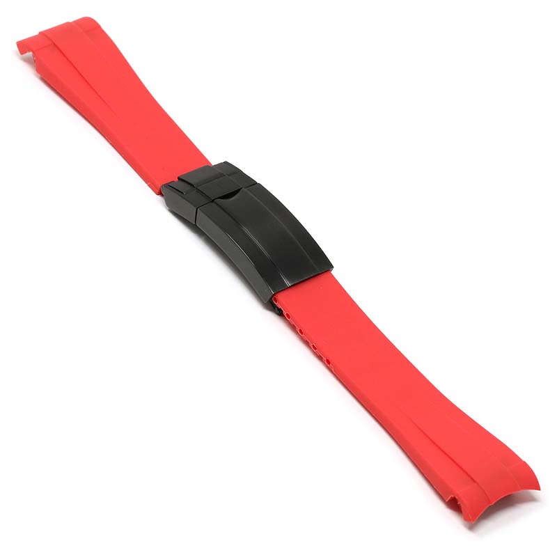 21mm Fitted Rubber Replacement Strap for Rolex
