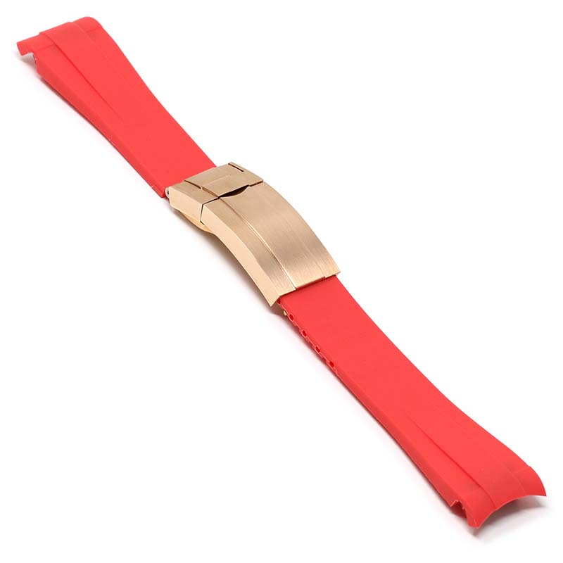 21mm Fitted Rubber Replacement Strap for Rolex