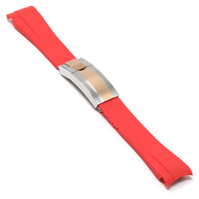 21mm Fitted Rubber Replacement Strap for Rolex