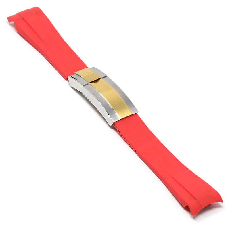21mm Fitted Rubber Replacement Strap for Rolex