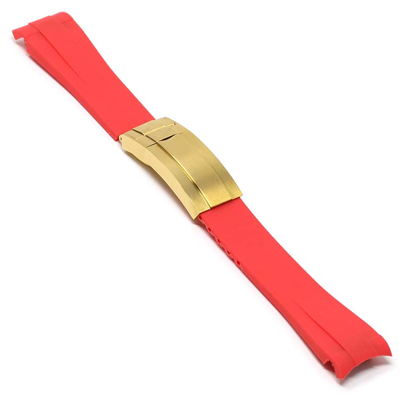 21mm Fitted Rubber Replacement Strap for Rolex