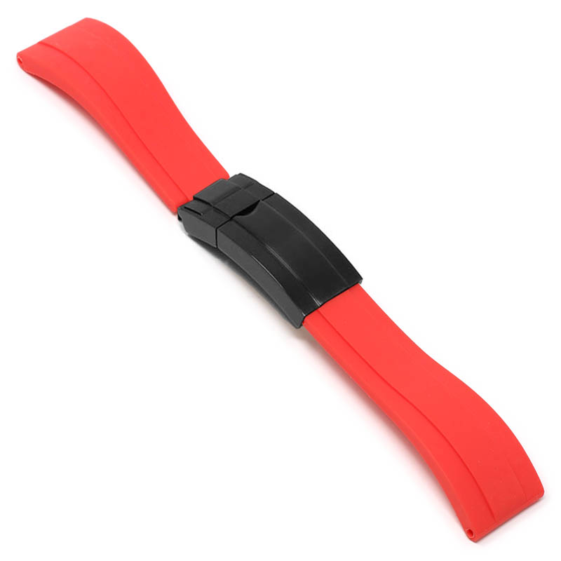 Rubber Replacement Strap with Straight Ends