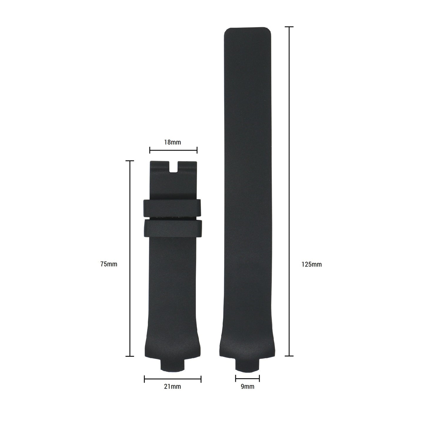 Rubber Band for TAG Heuer Kirium