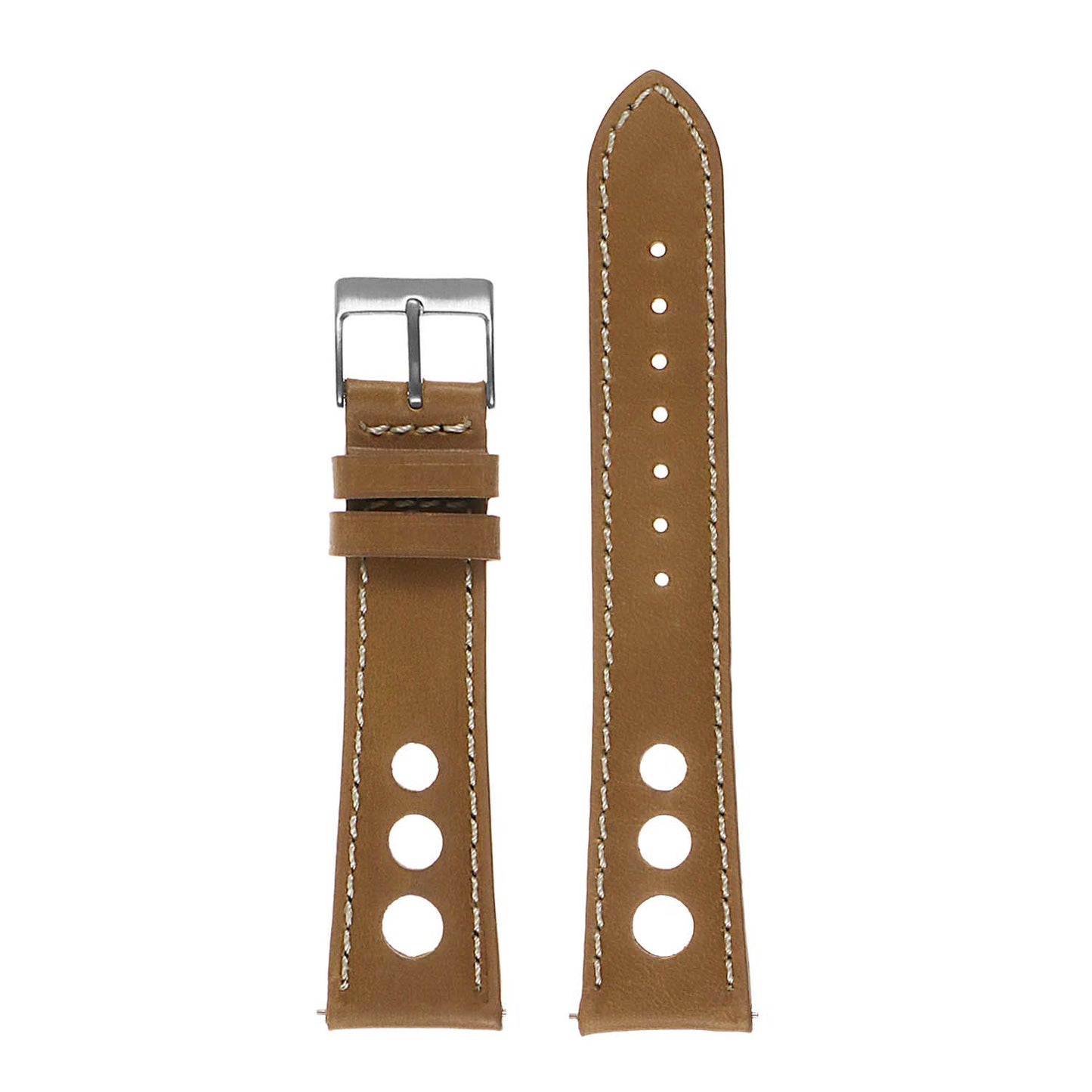 DASSARI Carrera Distressed Leather GT Rally Watch Band for Apple Watch