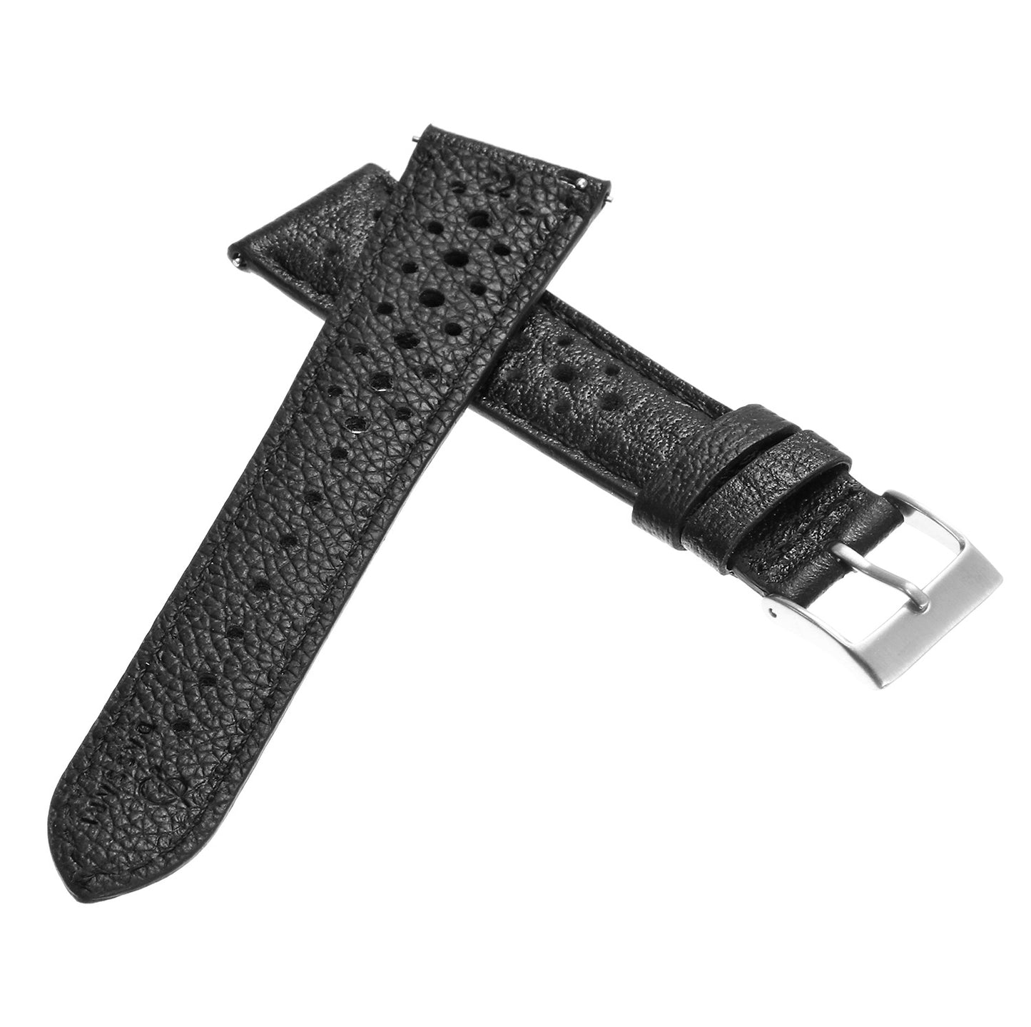 DASSARI Perforated Leather Rally Strap for Apple Watch