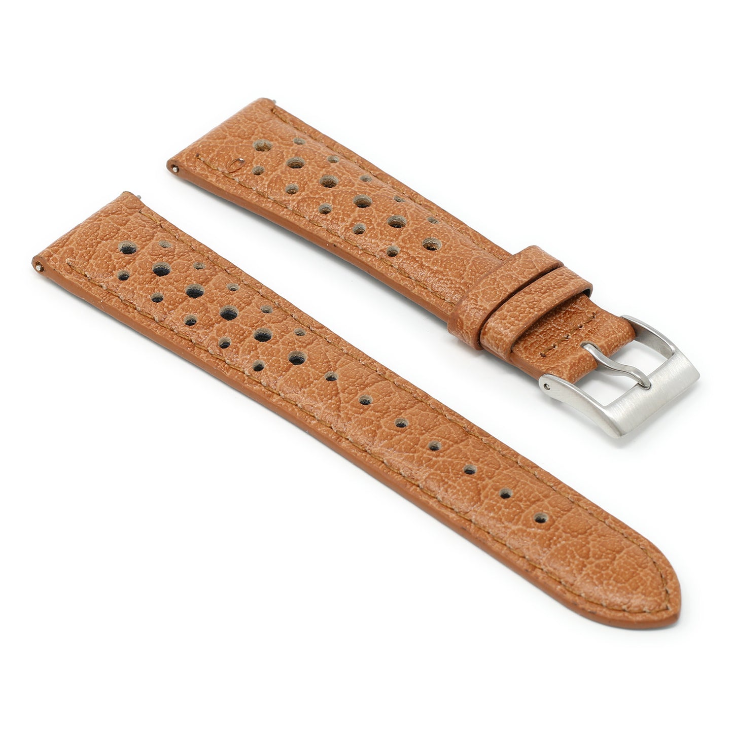 DASSARI Perforated Leather Rally Strap for Apple Watch