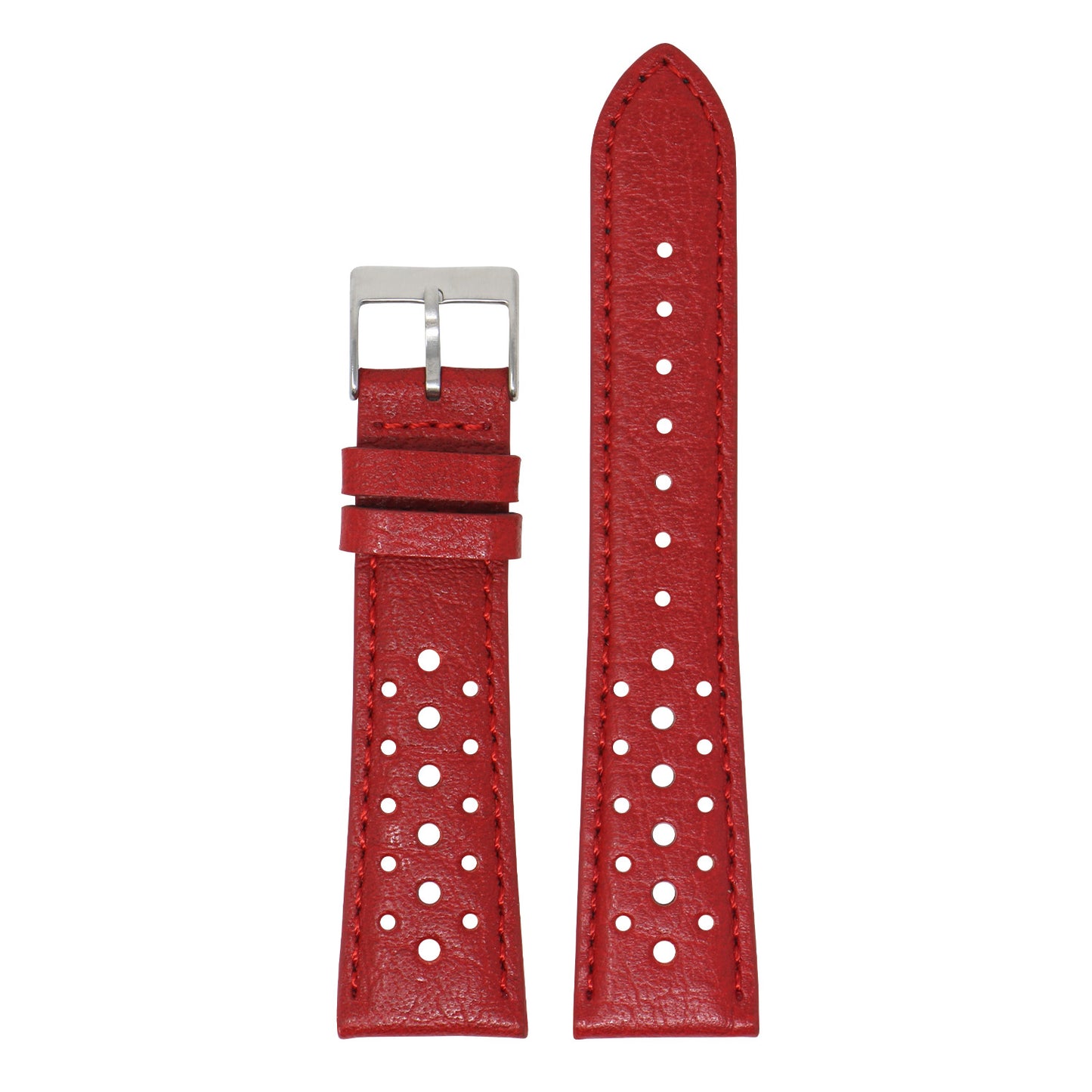 DASSARI Perforated Leather Rally Strap for Suunto 9