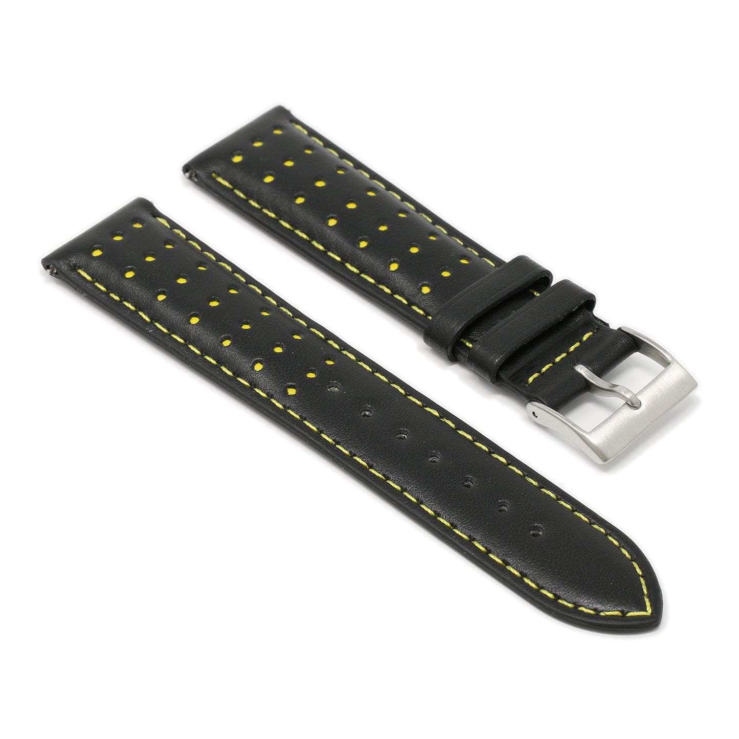 DASSARI Patina Distressed Italian Leather Watch Band for Apple Watch