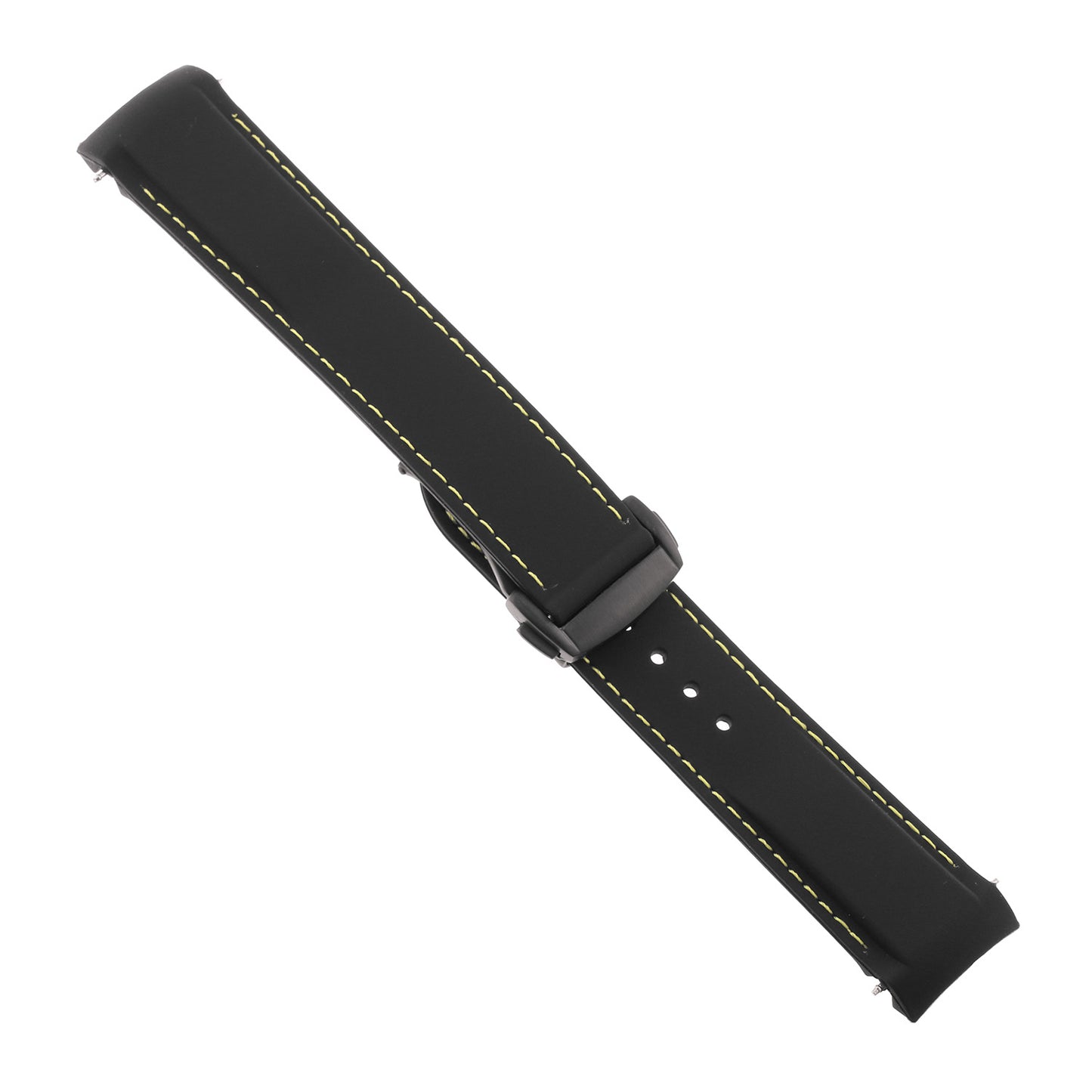 Rubber Strap w/ Black Clasp for Omega Speedmaster