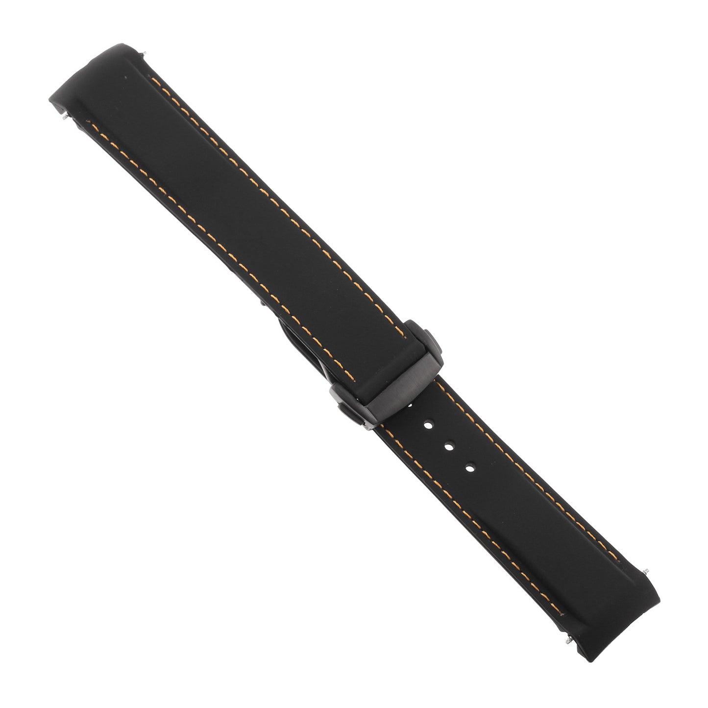 Rubber Strap w/ Black Clasp for Omega Speedmaster