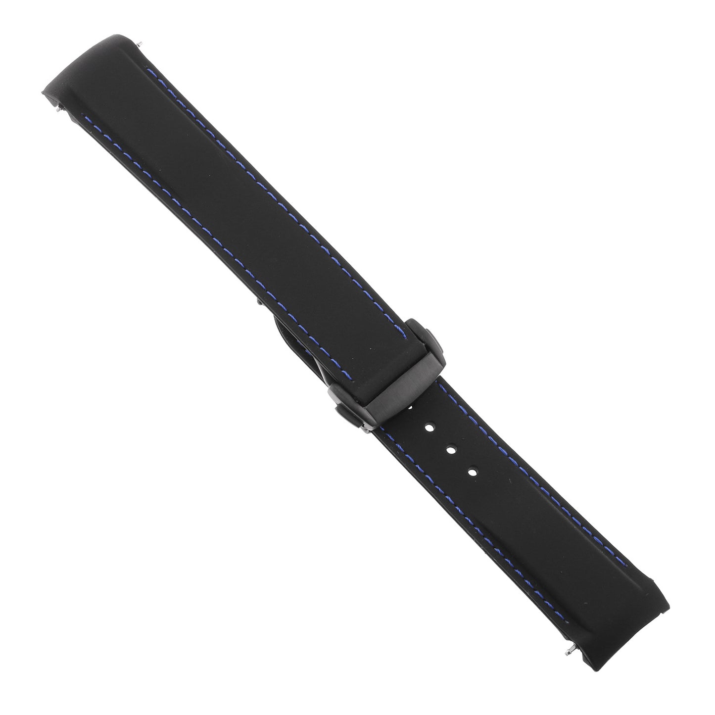 Rubber Strap w/ Black Clasp for Omega Speedmaster