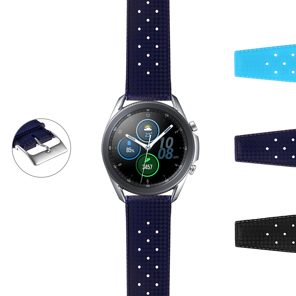 Vintage Style Perforated Rubber Rally Strap for Garmin Venu
