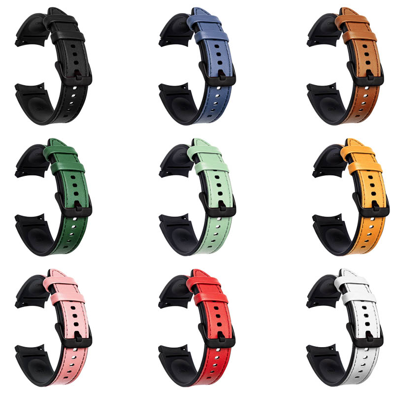 Leather & Silicone Hybrid Strap for Garmin Fenix 5 / 5 Plus / 6 / Forerunner 935 / Quatix 5 / Approach S60 / Instinct