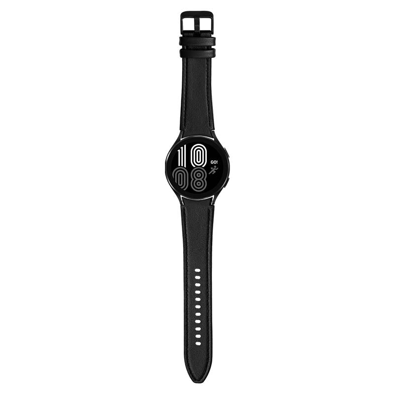 Leather & Silicone Hybrid Strap for Samsung Galaxy Watch 4