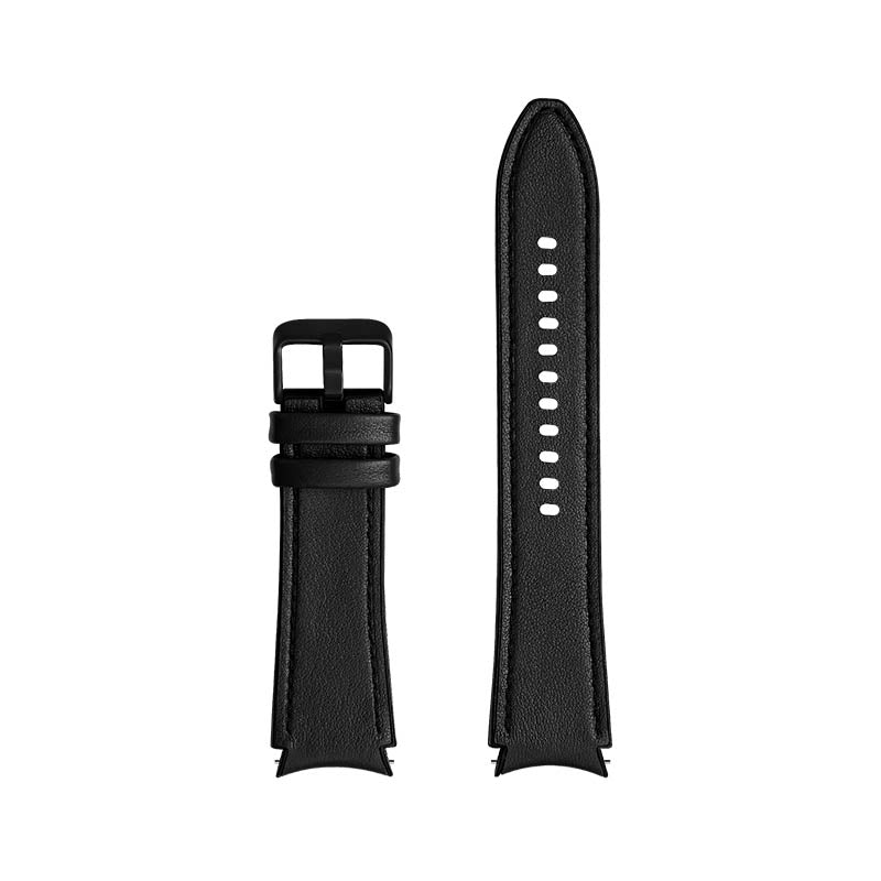 Leather & Silicone Hybrid Strap for Samsung Galaxy Watch 4