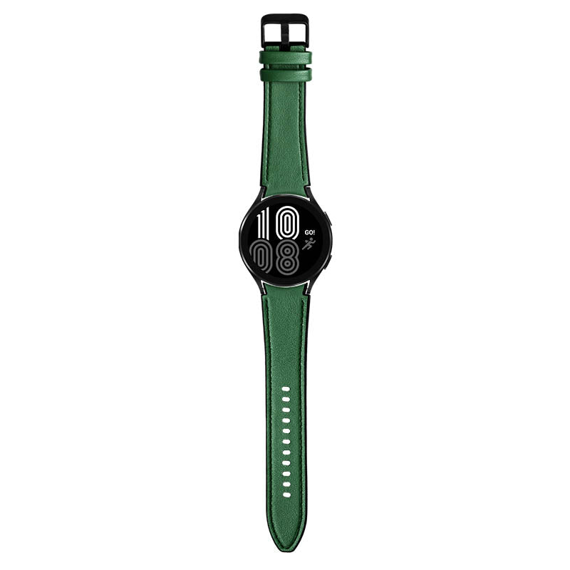 Leather & Silicone Hybrid Strap for Samsung Galaxy Watch 4