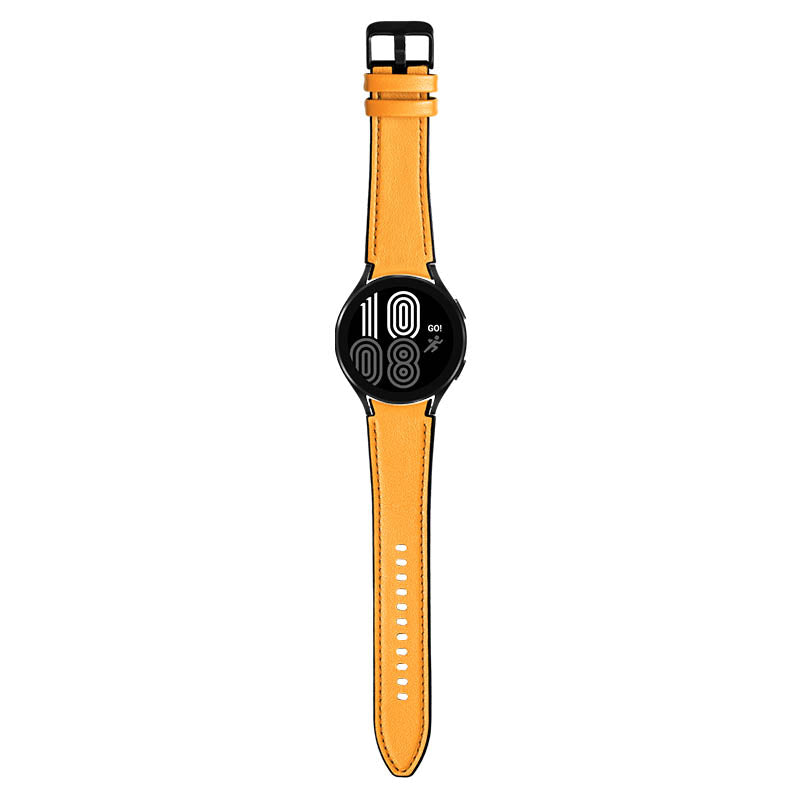 Leather & Silicone Hybrid Strap for Samsung Galaxy Watch 4