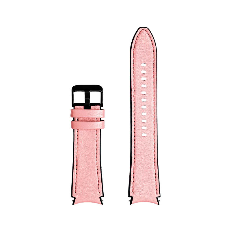 Leather & Silicone Hybrid Strap for Samsung Galaxy Watch 4