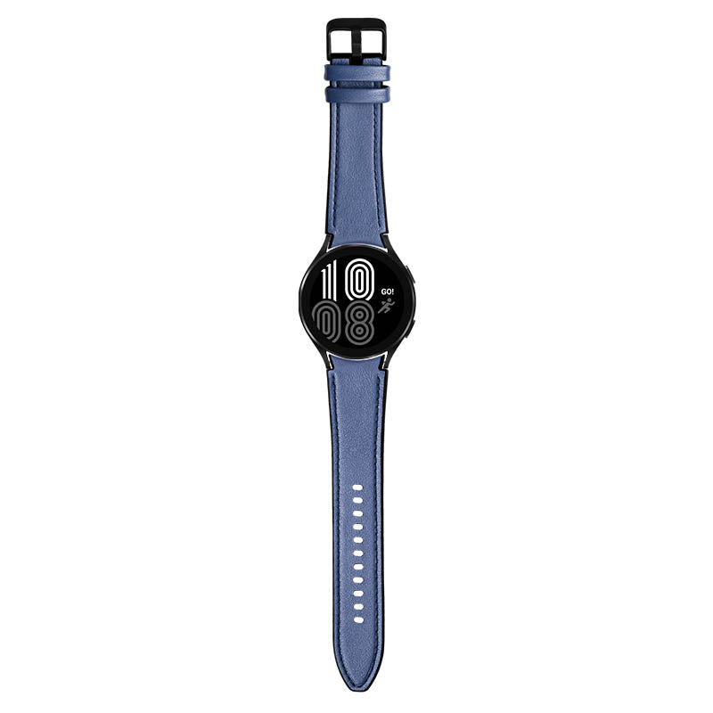 Leather & Silicone Hybrid Strap for Samsung Galaxy Watch 4