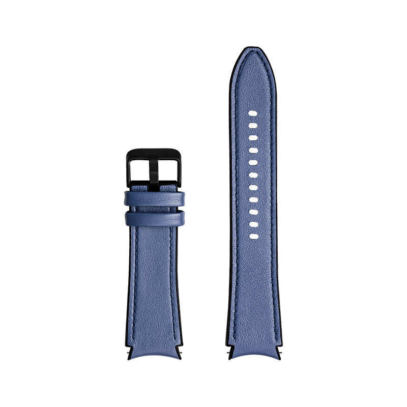 Leather & Silicone Hybrid Strap for Samsung Galaxy Watch 4