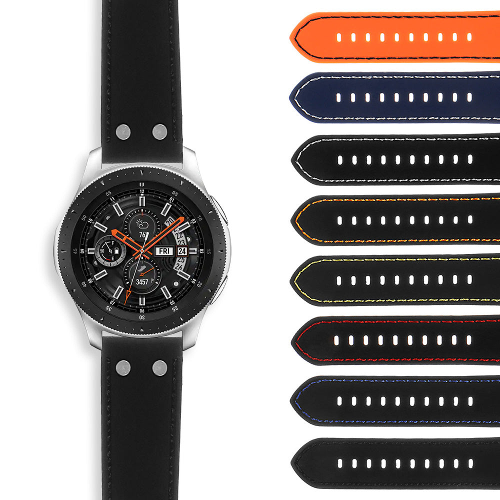 Rubber Aviator Strap with Rivets for Apple Watch
