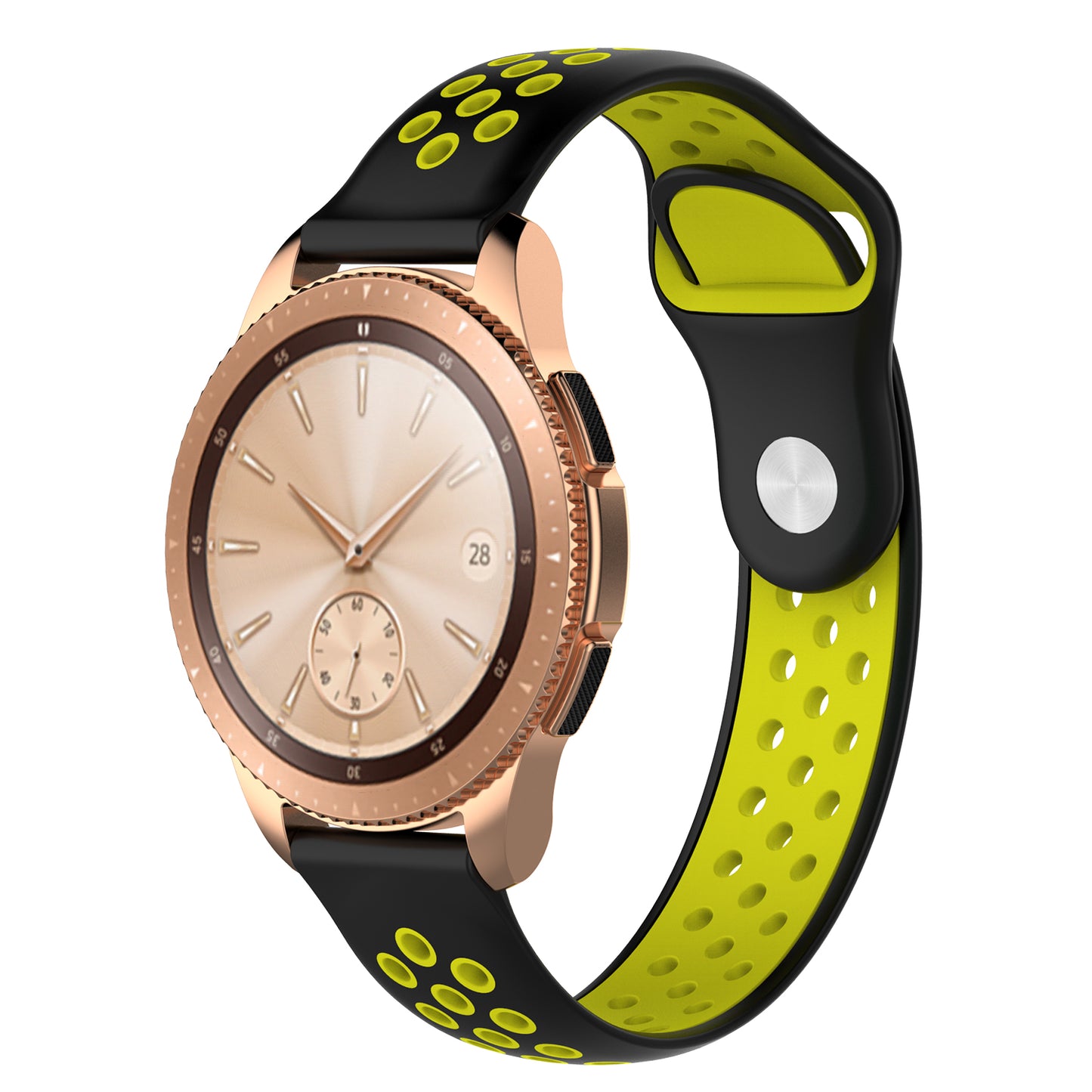 Perforated Rubber Strap for Fossil Gen 4 Smartwatch