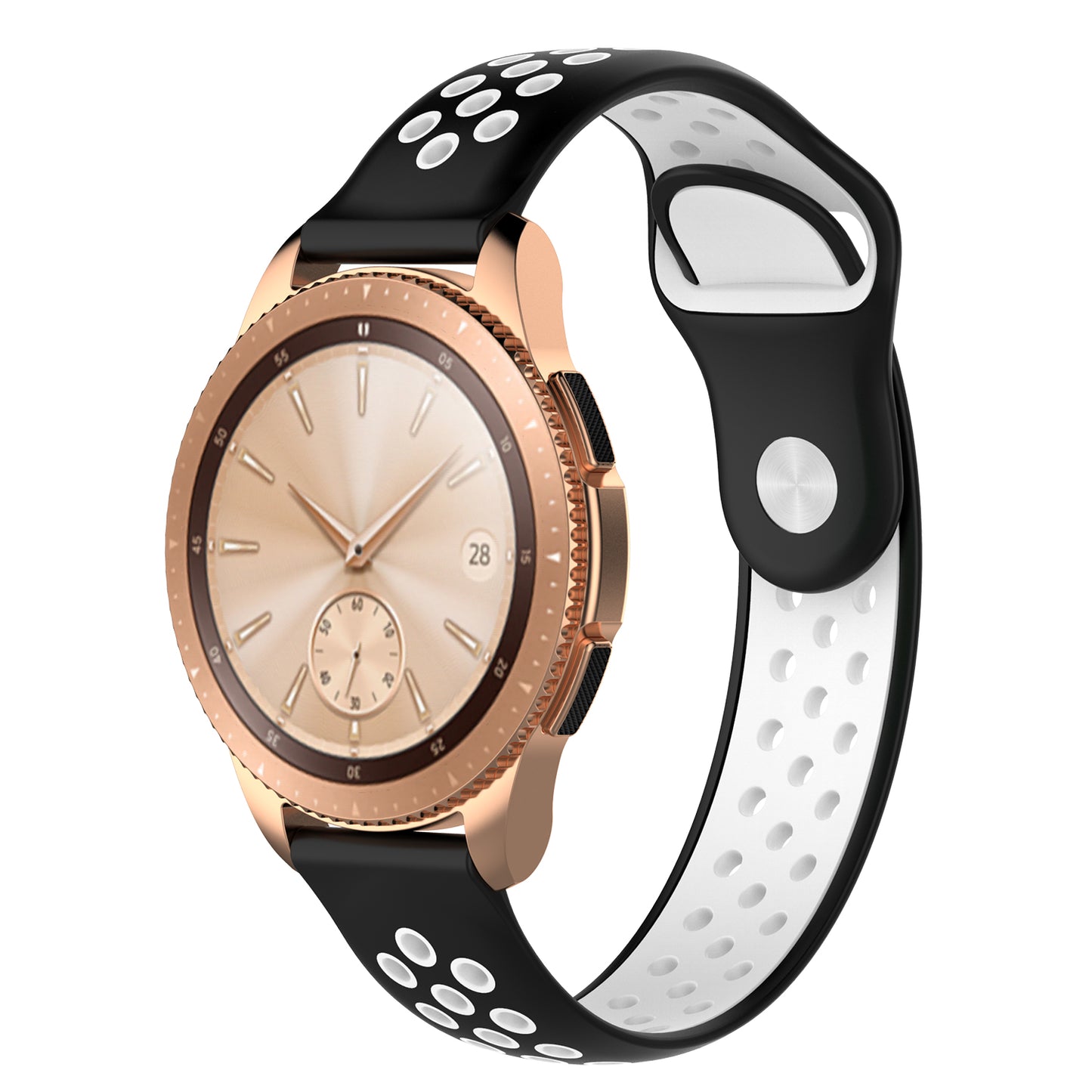 Perforated Rubber Strap for Fossil Gen 4 Smartwatch