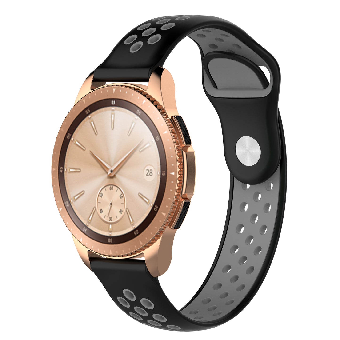 Perforated Rubber Strap for Fossil Gen 4 Smartwatch