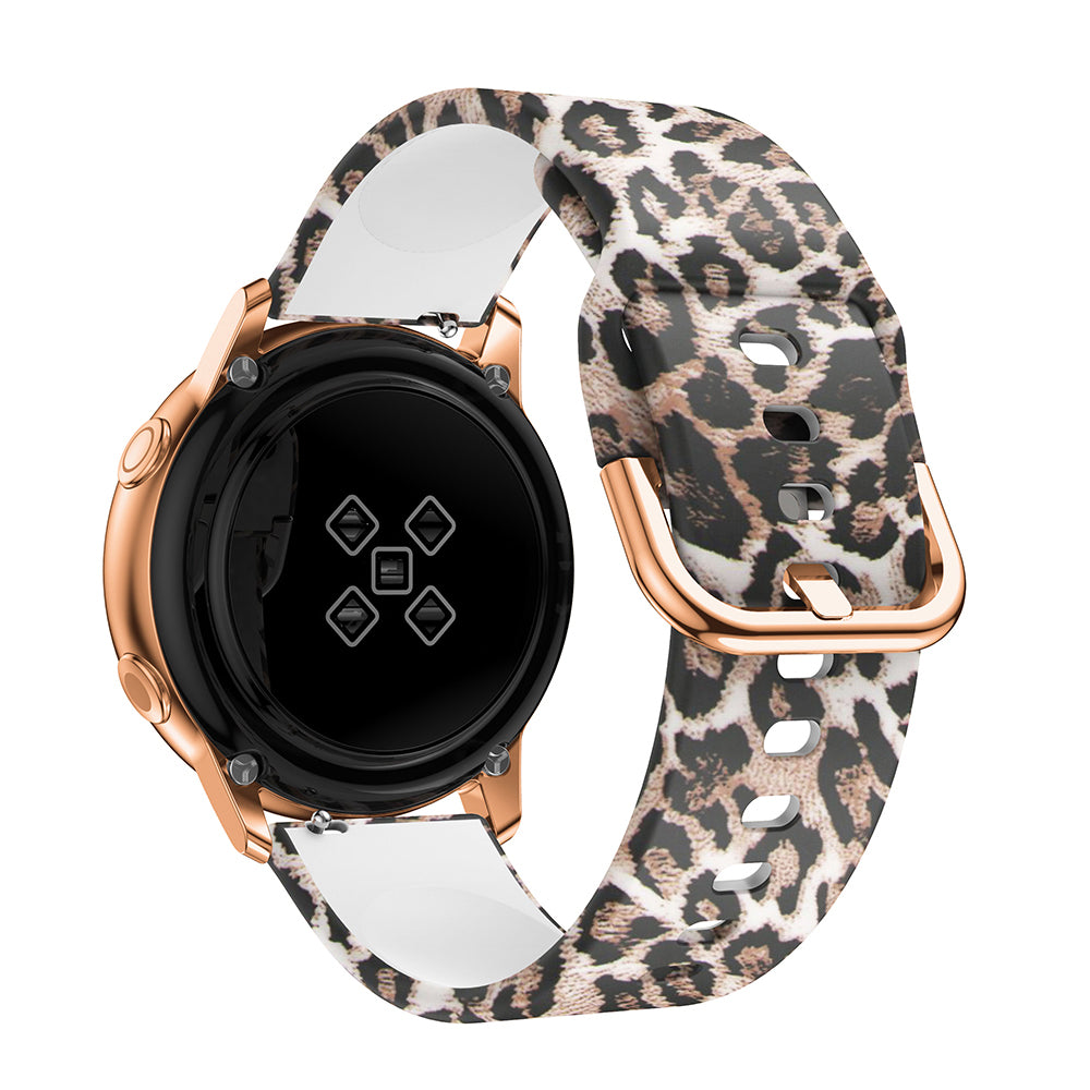 Rubber Patterned Strap for Samsung Galaxy Watch Active2 / Gear Sport / Gear S2 Classic