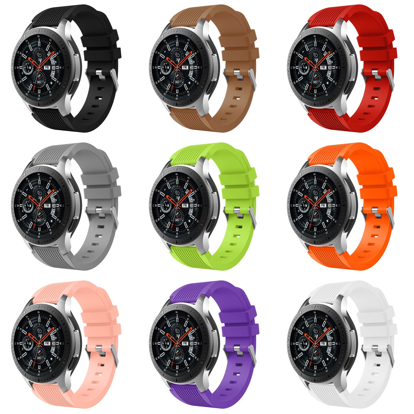 Rubber Strap for Samsung Galaxy Watch 42mm / Galaxy Watch Active / Gear S2 Classic