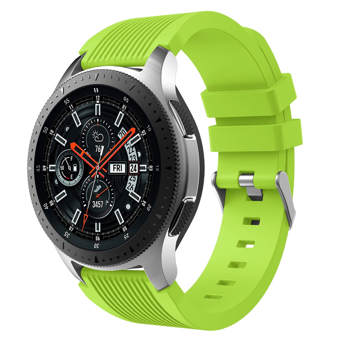 Rubber Strap for Samsung Galaxy Watch 46mm, Gear S3 & Others