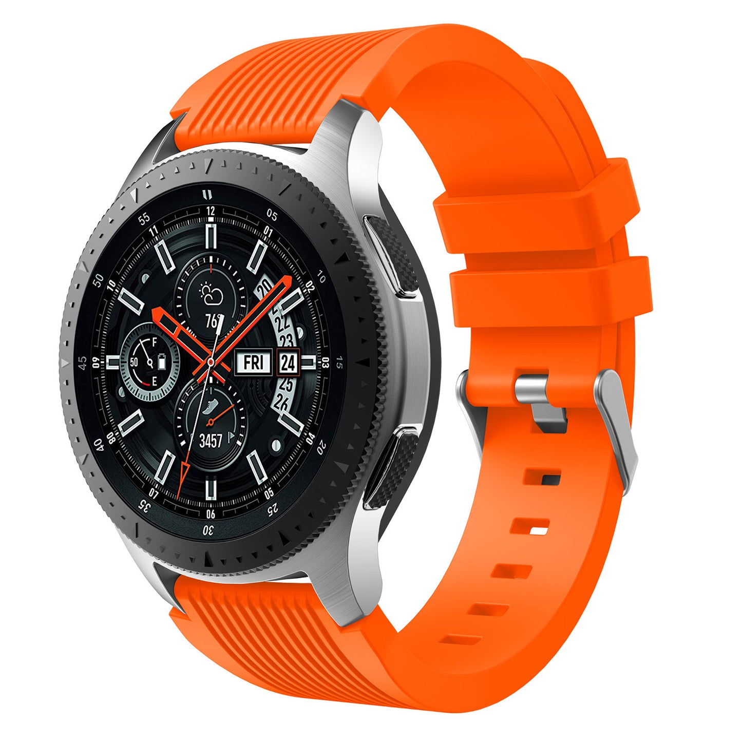 Rubber Strap for Samsung Galaxy Watch 46mm, Gear S3 & Others
