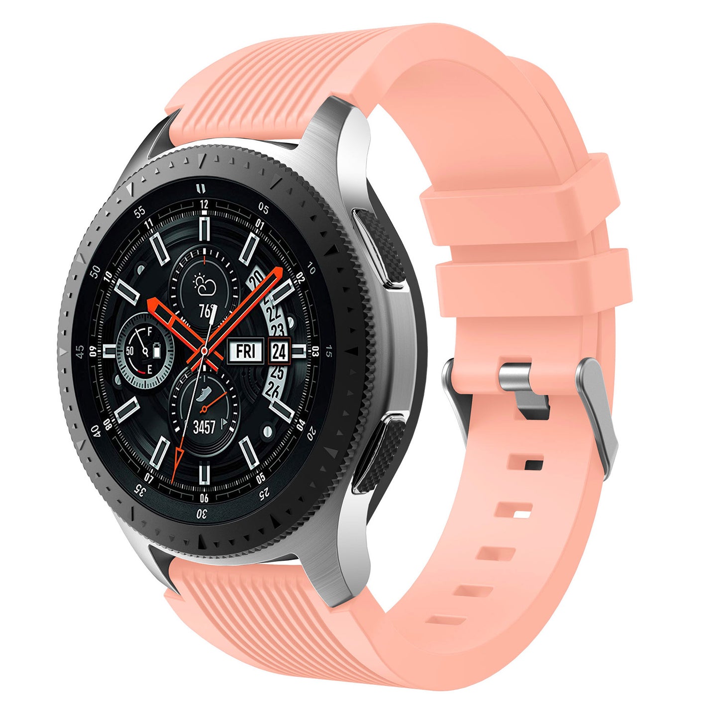 Rubber Strap for Samsung Galaxy Watch 46mm, Gear S3 & Others