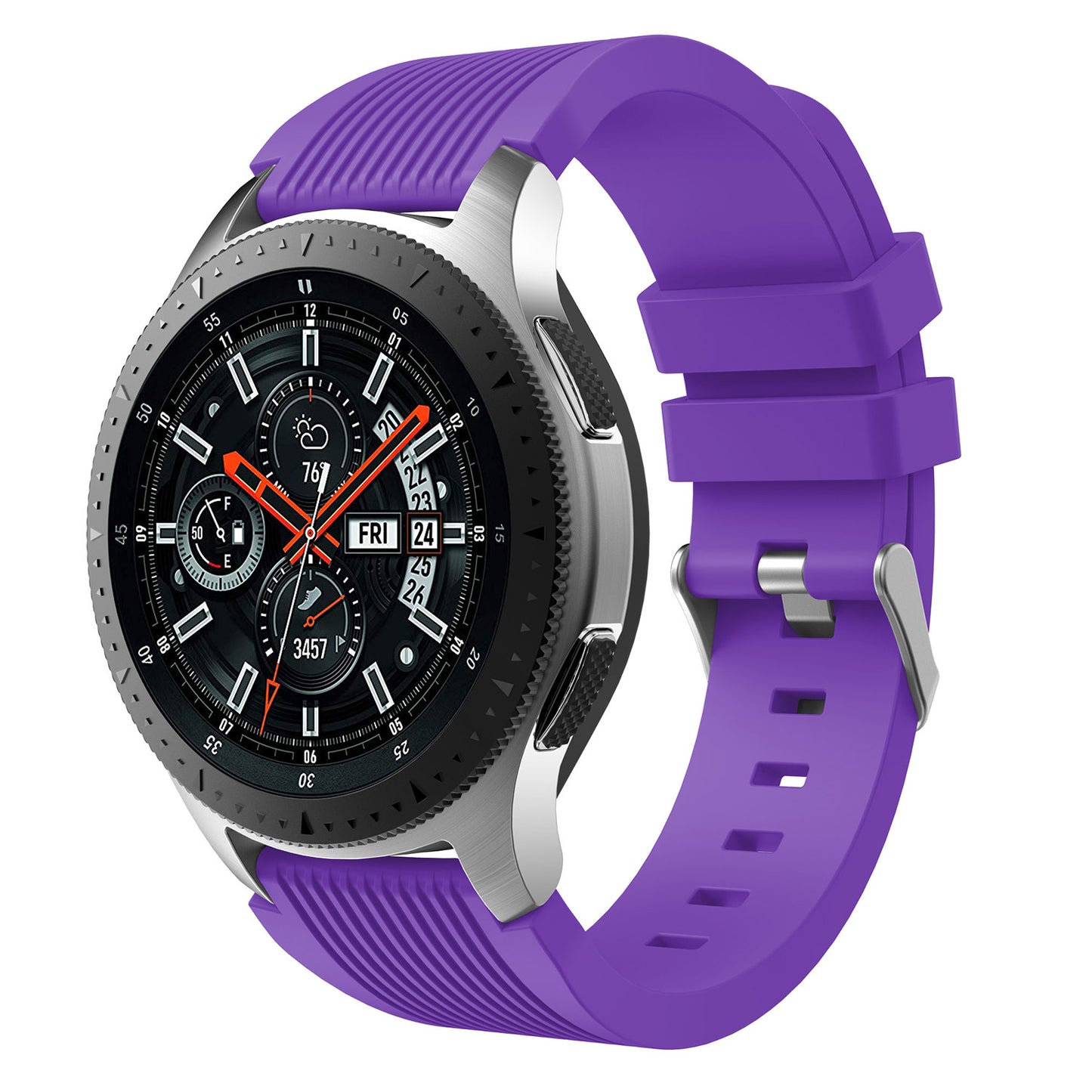 Rubber Strap for Samsung Galaxy Watch 46mm, Gear S3 & Others