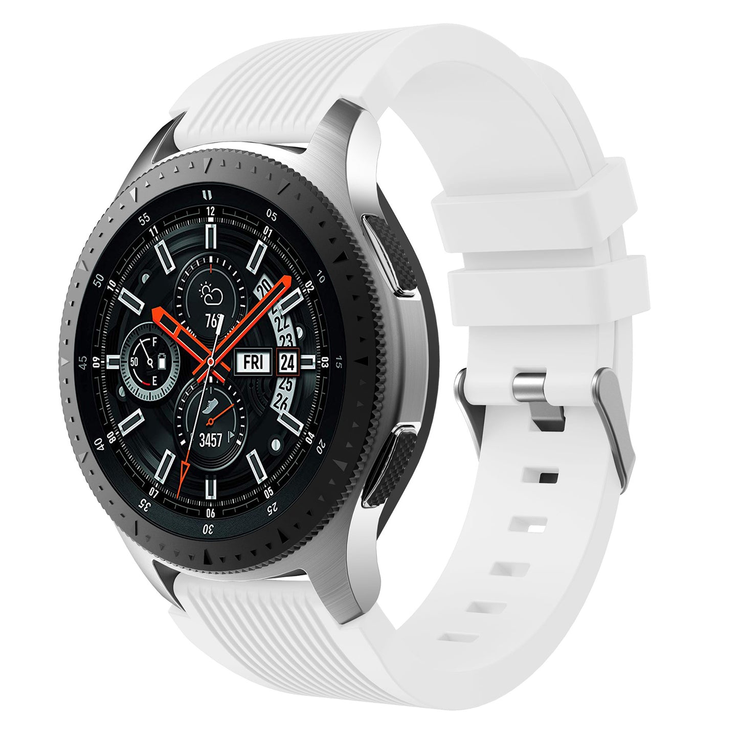 Rubber Strap for Samsung Galaxy Watch 46mm, Gear S3 & Others