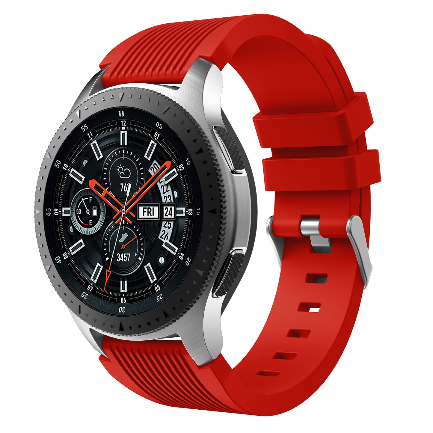 Rubber Strap for Samsung Galaxy Watch 46mm, Gear S3 & Others